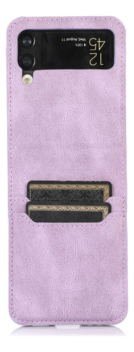 Funda Delgada De Cuero De Lujo For Samsung Galaxy Z Flip 6
