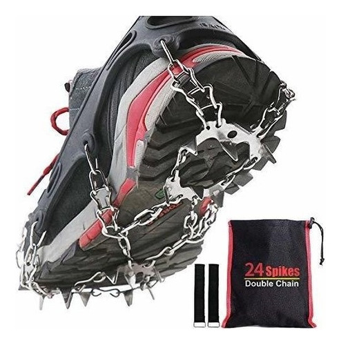 Crampones Para Caminar En Nieve Negro X-large