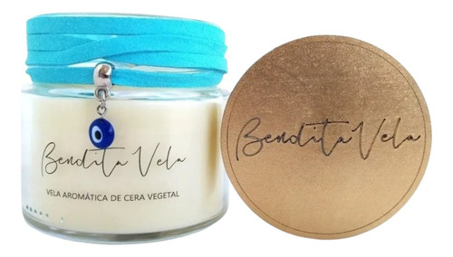 Imagem 3 de 3 de Vela Aromática Aromatizada Perfumada Cera Vegetal - Lavanda