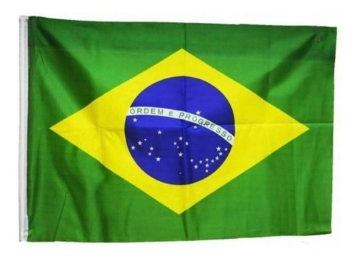 Imagem 1 de 3 de Bandeira Brasil 60x90 - Unidade