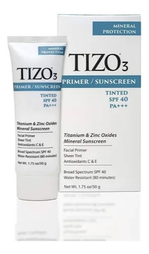 Imagen 1 de 1 de Tizo 3 Protector Solar Mineral Con Tinte Spf40 50gr