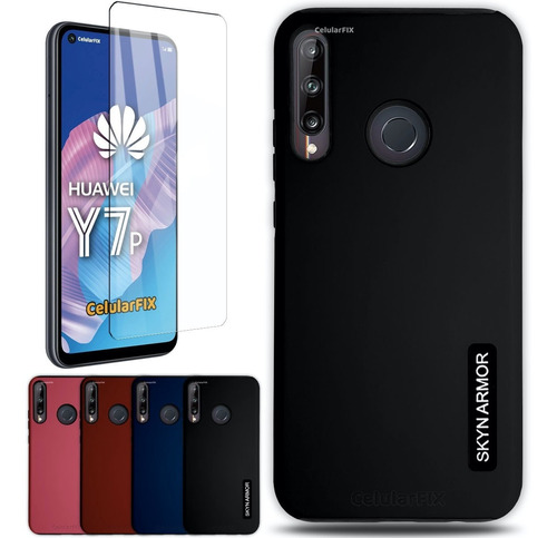 Funda Protector P/ Huawei Y7p, New Case + Mica Cristal