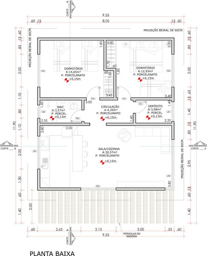 Imagem 4 de 8 de Planta De Casa 2 Quartos - Projeto Completo+aprovação Ea-146