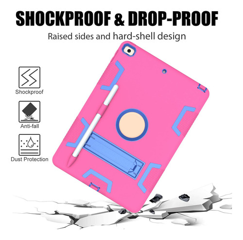 Funda Para Tableta De Silicona Con Portalápices,