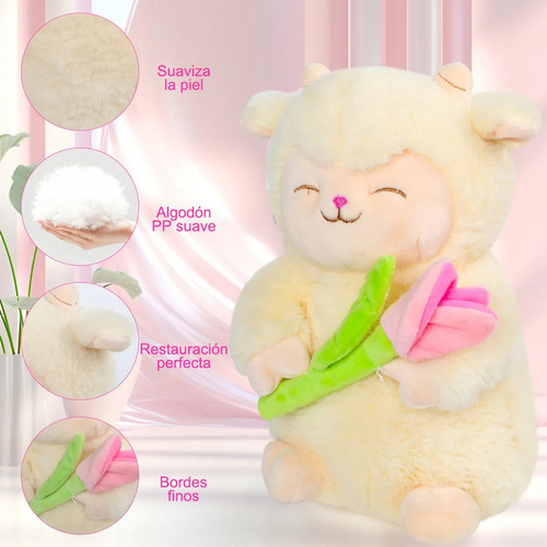 Tulipan Cordero Peluche Felpa Regalo Juguete Peluche