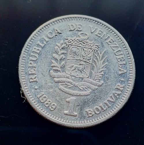 Moneda De 1 Bolívar Año 1989