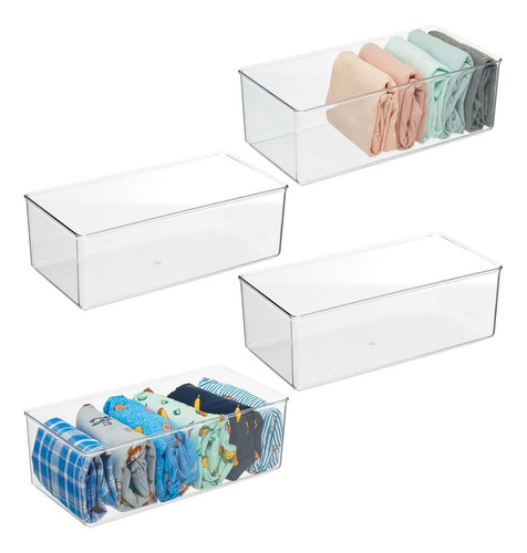 Long Plastic Drawer Organizer Box Storage Bin Container;