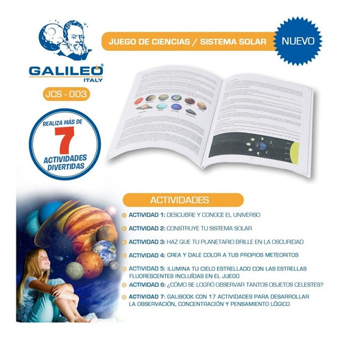 Juego De Ciencias Sistema Solar Galileo