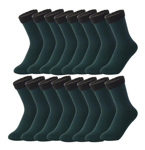 8 Pares De Calcetines De Nieve Térmicos Gruesos Para Inviern
