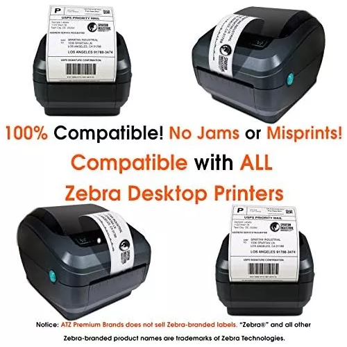 - 2.25 X 1.25 Direct Thermal Labels, Perforated Bar...