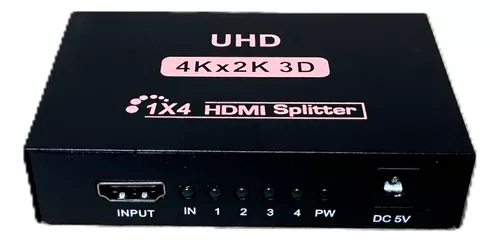 Splitter Multiplicador Hdmi De 1 Entrada A 4 Salidas