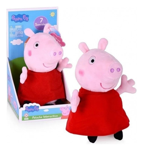 Intk Pepe8 Peppa Pig Peluche Interactivo