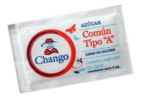 Azucar En Sobre Chango Caja X 1000 Sobres De 5 Grs