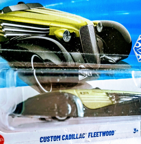 Hot Wheels Español Custom Cadillac Fleetwood 1,64 8, Rdf1 Verde Y Negro Ploteado