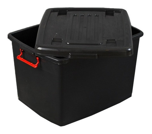 Imagen 5 de 9 de Caja Organizadora Heavy Box Apilable 95lts X2 Unidades.