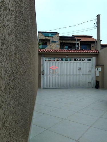 Imagem 10 de 29 de Sobrado À Venda, 3 Quartos, 1 Suíte, 4 Vagas, Las Vegas - Santo André/sp - 107013
