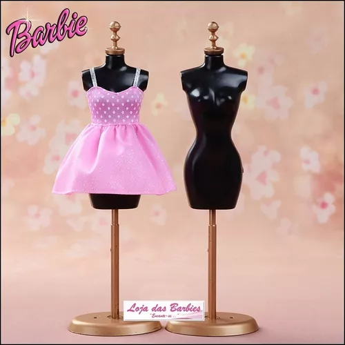 Kit 3 Manequim Para Boneca Barbie Expositor Roupas