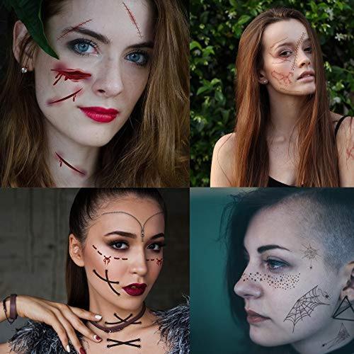 Tinta Para Tatuaje Tatuajes Temporales De Halloween Día De