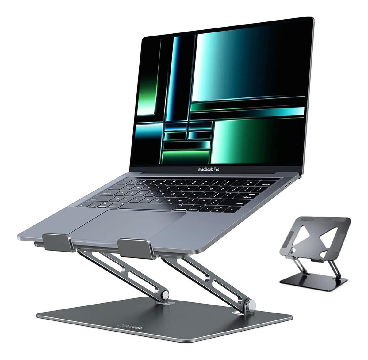 Soporte Base Alzador Linkon Para Macbook Notebook Hasta 17