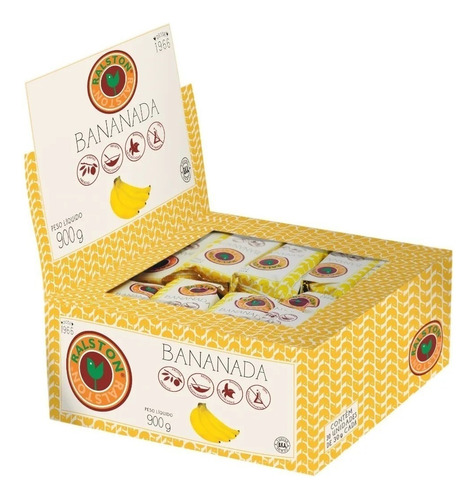 Doce de bananinha banana Gourmet sem TACC 900 g 30 un