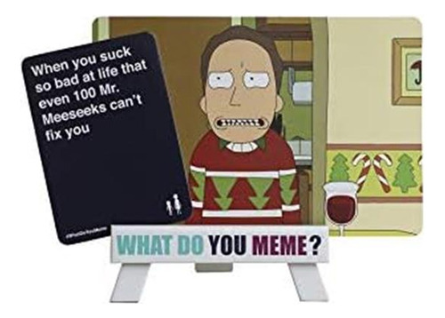 ¿qué Meme? Paquete De Expansión Fotográfica De Rick & Morty