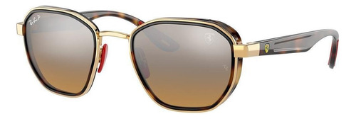 Óculos Ray-ban Scuderia Ferrari Dourado Orb3674m F029a251 Cor Amarelo Cor da lente Marrom