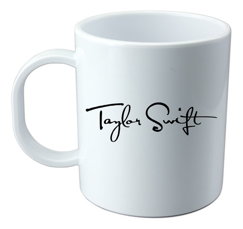 Taza Plástico Blanca Para Sublimar Alta Calidad Taylor Swift