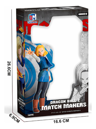 Dragon Ball Z Figura Androide 18 Dbz Colección Anime