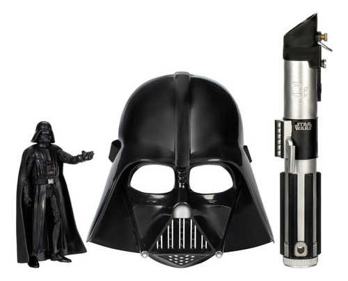 Star Wars - Kit Del Lado Oscuro -muñeco Mascara Sable Hasbro
