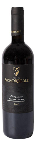 Caja De 6 Vino Tinto Sassoregale Doc 750 Ml