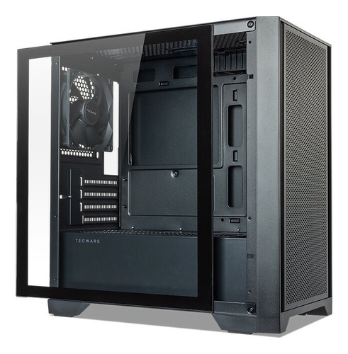 Gabinete Tecware Neo M2 Tg Mesh Frontal 3x Coolers 120mm Color Negro