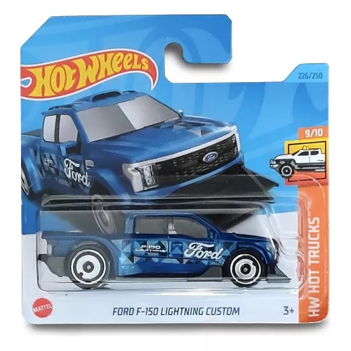 Hot Wheels Ford F-150 Lightning Custom Tarjeta Corta Euro