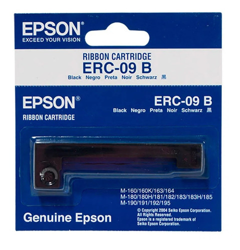Cinta Epson Original Erc-09b Color Negro Nueva