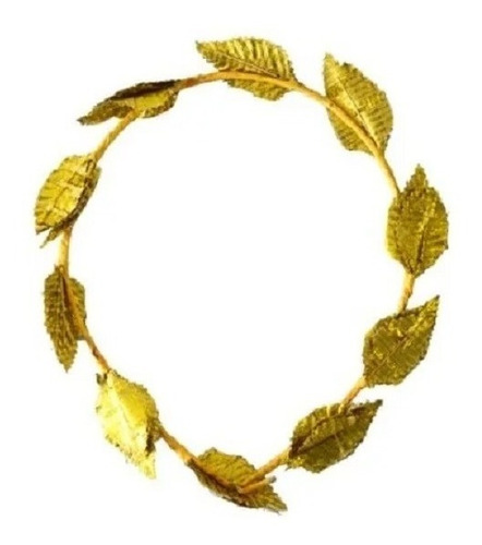 Imagen 1 de 2 de Corona Tiara Vincha Romana Laureles Tela Cotillon Disfraz