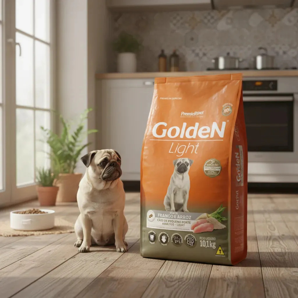 Ração Seca Golden Light Frango e Arroz para Cães Pequenos 10,1kg