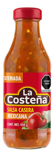 Salsa La Costeña Casera Mexicana Tatemada 450g