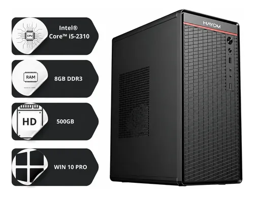 Computador Office Intel® Core I5-2310 8gb Hd 500gb 500 Gb 8 Gb Integrada