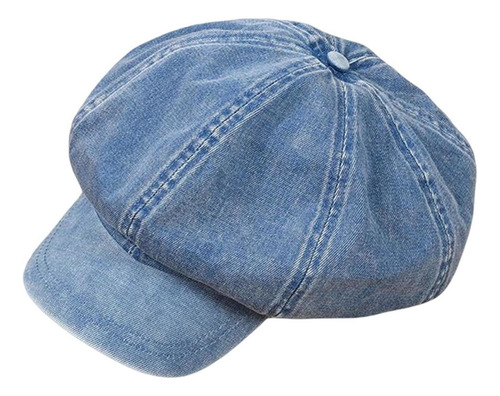 Gorro De Algodón Vaquero Newsboy, Gorras Planas Para