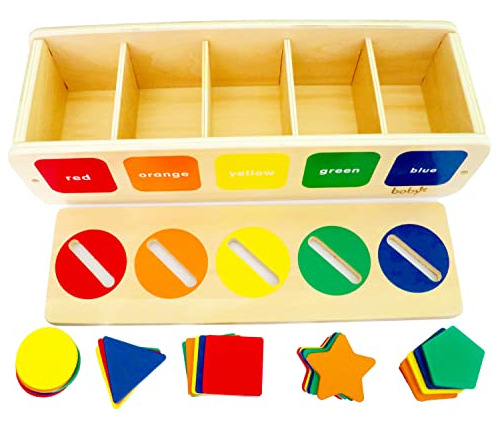 Dailyfunn Montessori Toys -caja De Aprendizaje Para Clasific