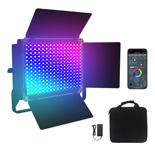 Luz Led Rgb Regulable Para Videos Y Fotografía Cri 95