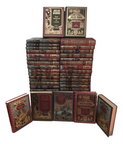 Libros De Julio Verne, 59 Títulos, Coleccion Hetzel. Ofertón (Usado)