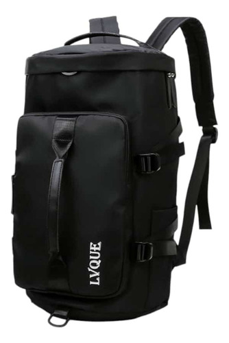 Mochila Guarda Zapatilla Se Hace Bolso Deportivo Impermeable Negro