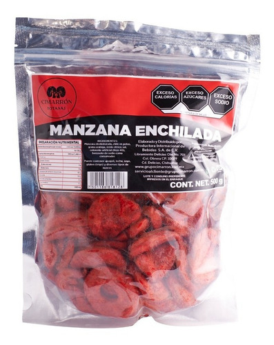 Manzana Enchilada Cimarrón Botanas, 500gr - Chewy