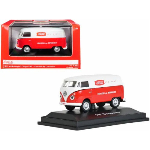 Volkswagen Cargo Van Coca Cola 1/72 Llantas Goma Base Capelo