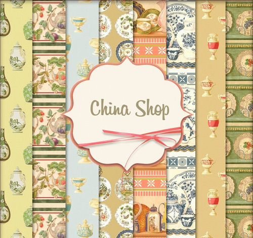 Kit De Papel Digital Vajilla China China Shop