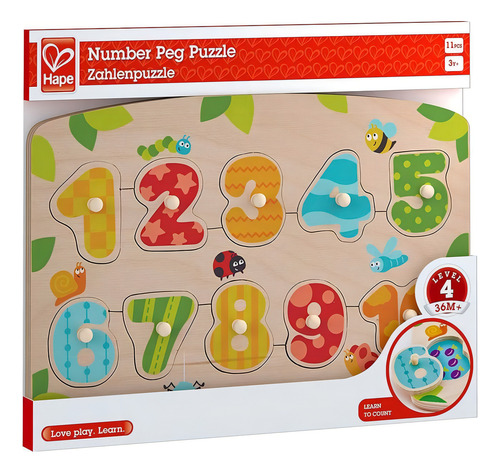 Rompecabezas, Numeros, Niños, Hape