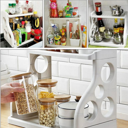 Imagen 1 de 6 de Organizador Multifuncional Para Condimentos Cuchillos Cocina