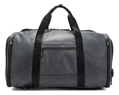 Maleta De Viaje Nicole Lee Con Multiples Asas Ss24 Color Gris