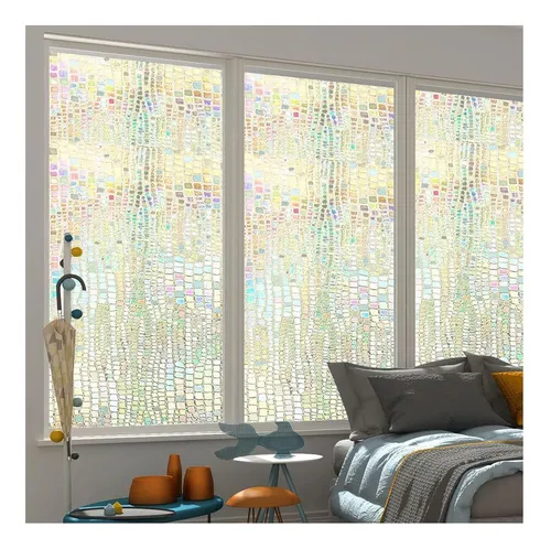 Película 3d Para Ventana De Arcoíris, Película De Vidrio De