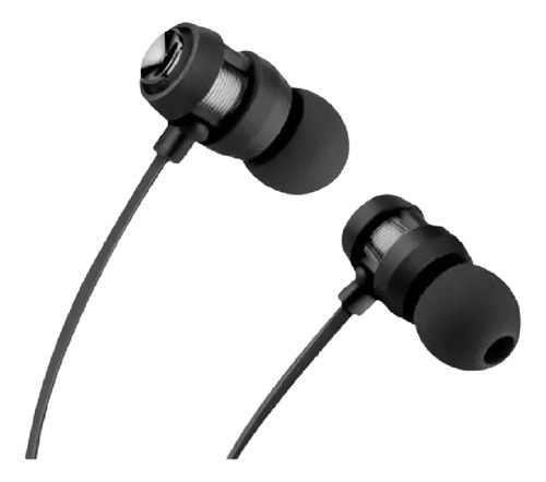Audífonos Manos Libres Con Control De Volumen Aud-333-negro
